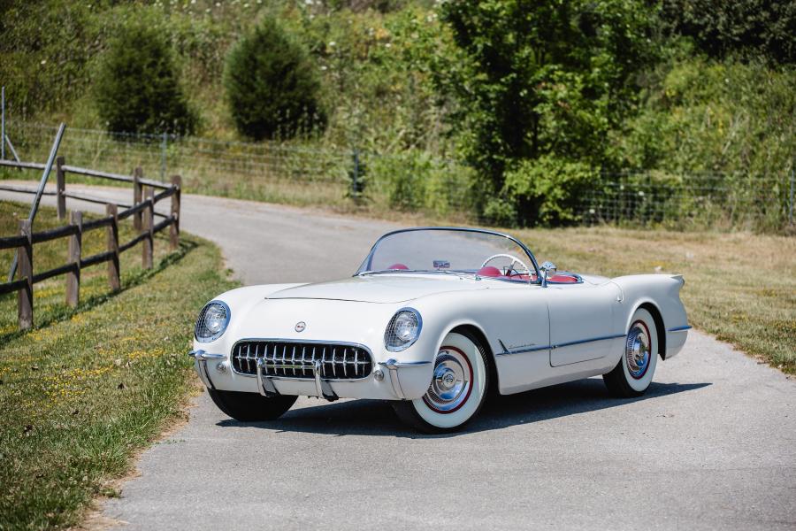  Chevrolet Corvette Polo White 1954 года  (фото 27 из 40)